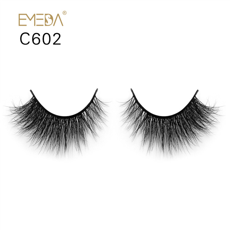 Unique 3d fiber faux mink eyelashes wholesale 002